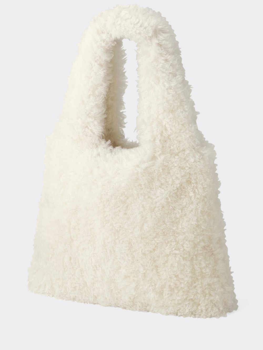 GU Women Faux Fur Tote Bag (NWT)